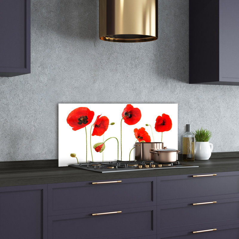 Lorah 50cm W x 100cm L Glass Peel and Stick Panel