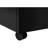 Black Laminate Rolling File Container, For Neat Office Organization Cabinet In Laminate, With Adequate Storage Drawers