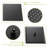 Oil Rubber Bronze Shower System Featuring 12 Inch Wall Mounted Square - Waterfall Tub Spout, 3 With Rainfall & Handheld, Valve, Uncomplicated Installation Method 3 Function Straightforward Cleaning-124583713