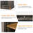 Farmhouse TV Stand with 36" Electric Fireplace and Glass Cabinet-1036972824-1051040450
