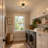 7-Inch Crystal Semi-Flush Mount Ceiling Light For Bedroom Hallway Entryway-663711557-682537484