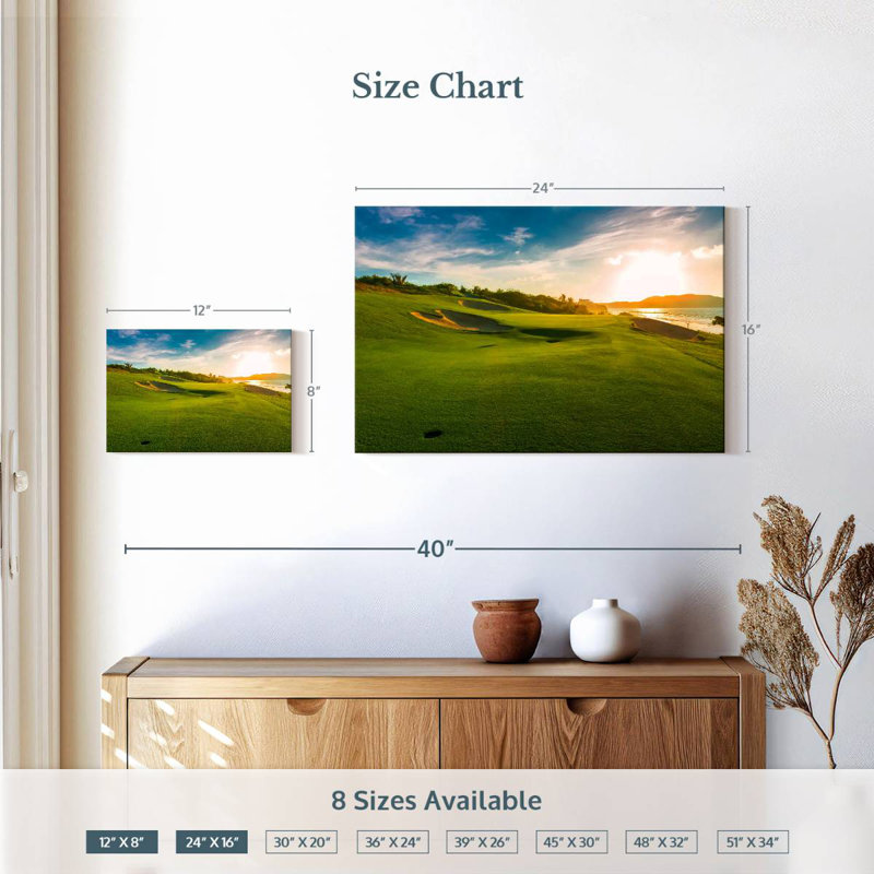 Sirci Sunny Golf Course, H 16 po x l 24 po