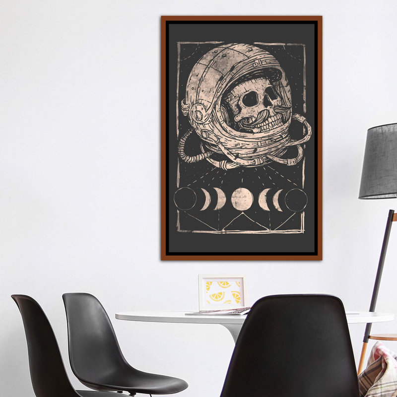 Infinity par Mike Koubou - impression d'art graphique, H 60 po x l 40po x P 1,5 po, Toile avec cadre en bois classique