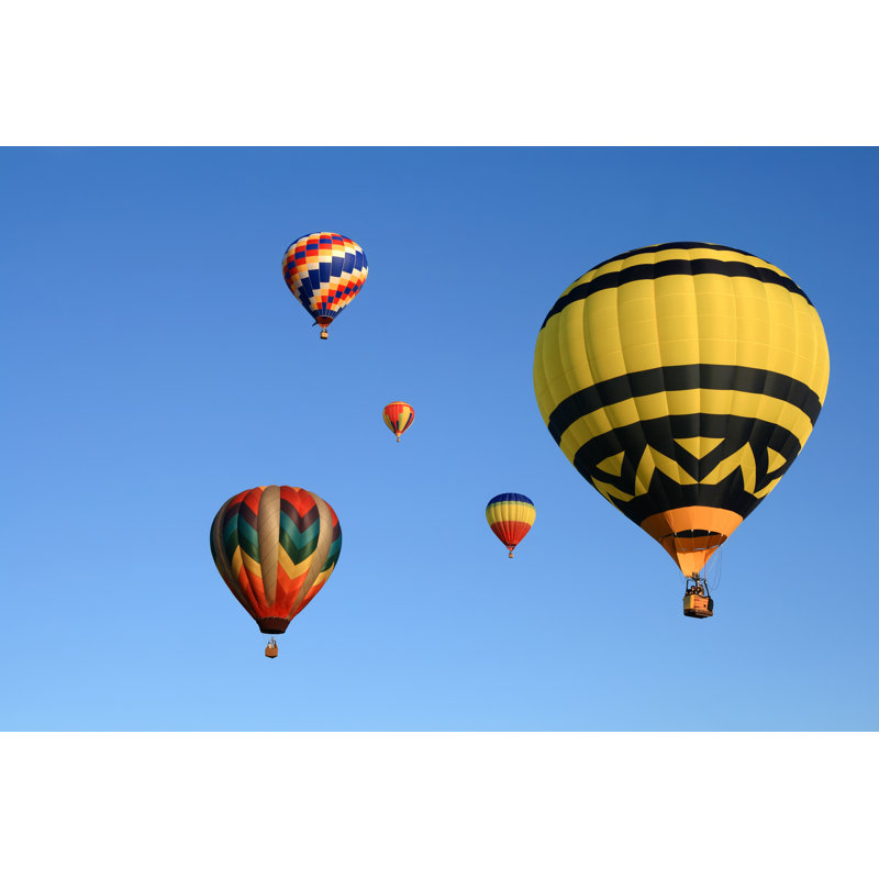 Hot Air Balloons Festival - Wrapped Canvas Print, 81cm H x 122cm W x 3.8cm D