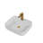 Rectangular Countertop Ceramic Wash Basin (White Finish) CUPC Certified