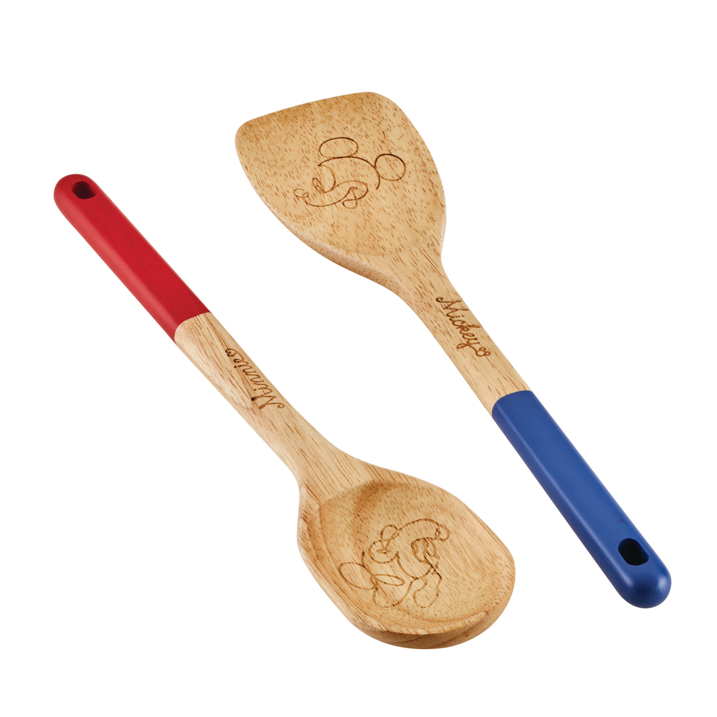 Disney Home Bon Voyage Wooden Spoon And Turner Set, 2 Piece, Mixed ...