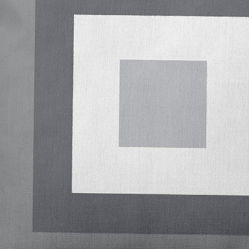 Housse et insert de coussin géométrique carré, H 26 po x l 26 po, Classique / pluie