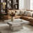 Modern Coffee Table With Stylish Texture Design-432230152