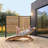 Backyard Discovery Cedar Wood Outdoor Privacy Screen Wall with Durable Aluminum Posts