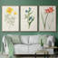 Fleurs des saisons IV, reproduction sur toile 3 pièces-91891298-91891299