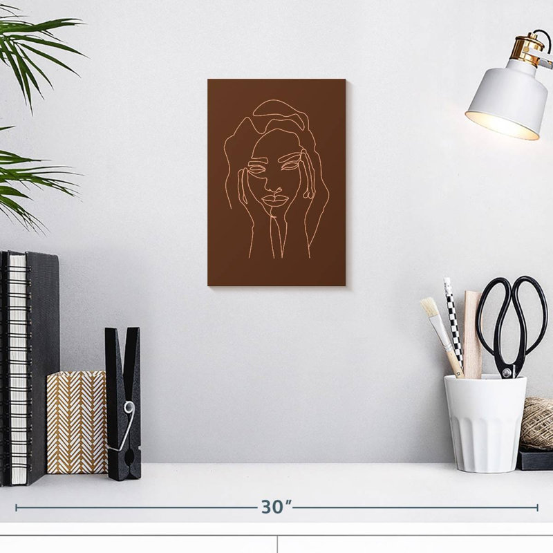 Leisha Face V, 12" H x 8" W