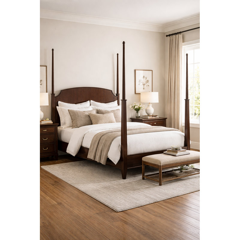 Thames Four Poster Bed, Syrup
