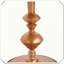 Petite table de bout ronde en métal rétro fonctionnelle, polyvalente, pratique et élégante