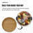 Farberware Build-a-Board Round Bamboo Charcuterie Board with Locking Lid