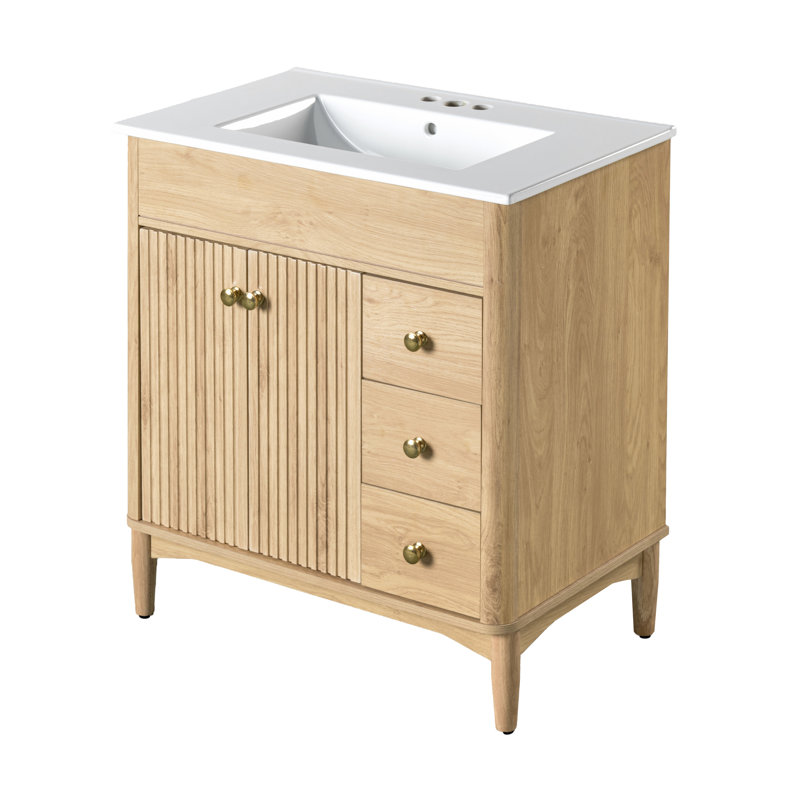 Freestanding Standard With Ceramic Top
