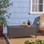 Banc de rangement pour patio
