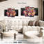 " Lion's Gaze Abstract Colour " 4 - Pieces-900637829