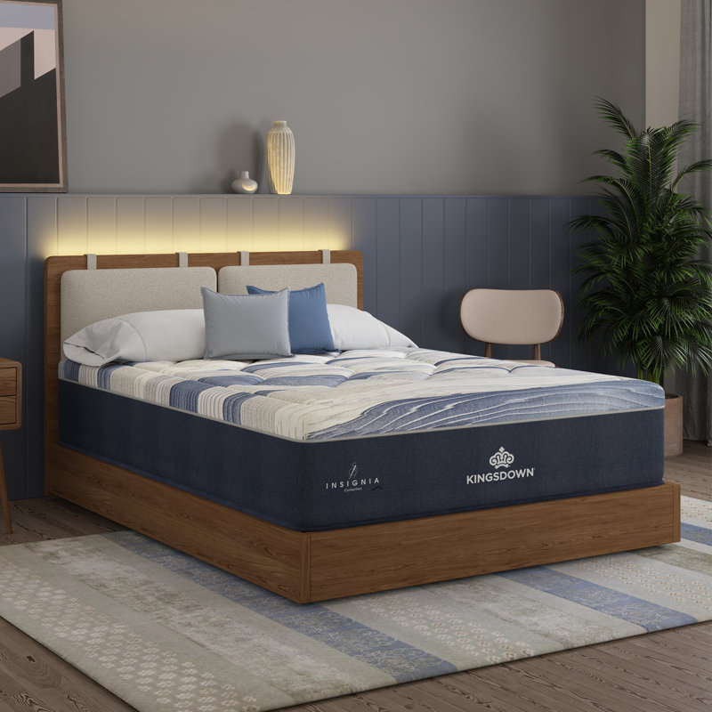 Kingsdown Insignia Cool Contour Medium Firm 14" Scroll Quilt Top Full Hybrid Mattress, Full