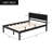 Perry Solid Wood Twin Size Standard Bed-492476015-488089033