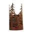 Tall 1 - Light Flush Mounted Sconce