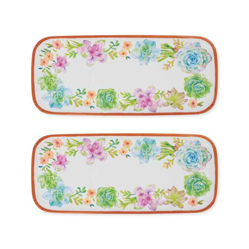 Igge Melamine Tray - Set of 2