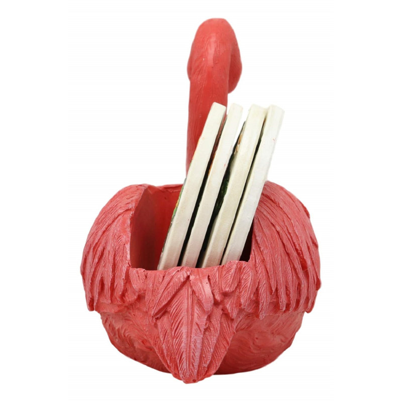 Sous-verre oiseaux de paradise perchoirs flamant rose