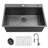 Single Bowl Stainless Steel Kitchen Sink-90977292