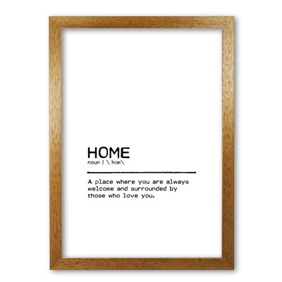 Home Welcome - Print