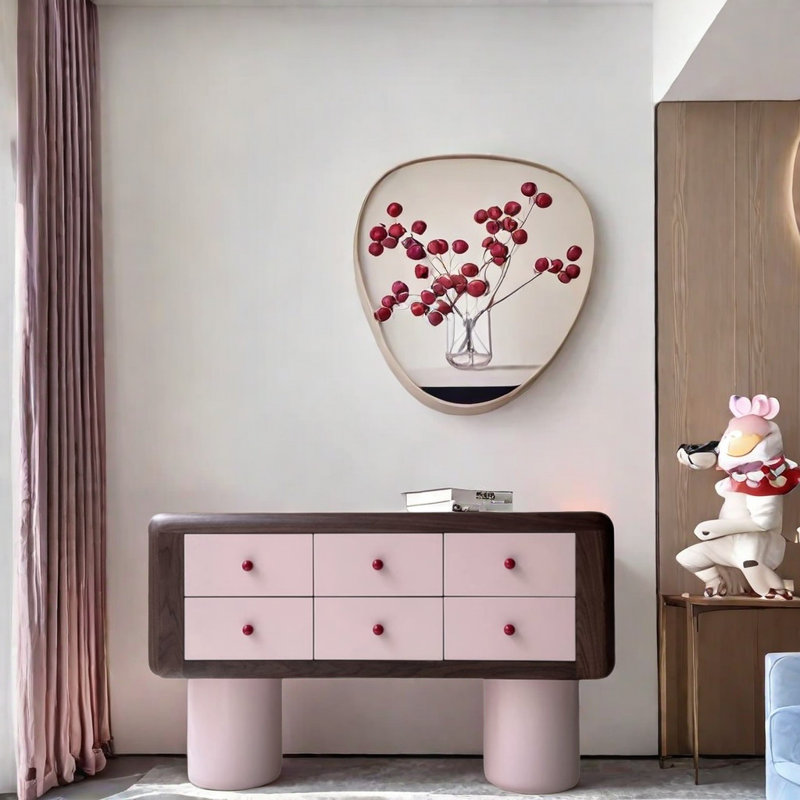 Commode d'appoint moderne avec rangement simple