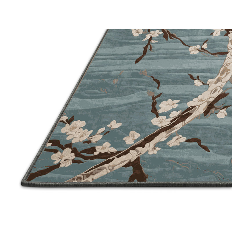 Silky Soft Plush Gray Area Rug, Square 7'
