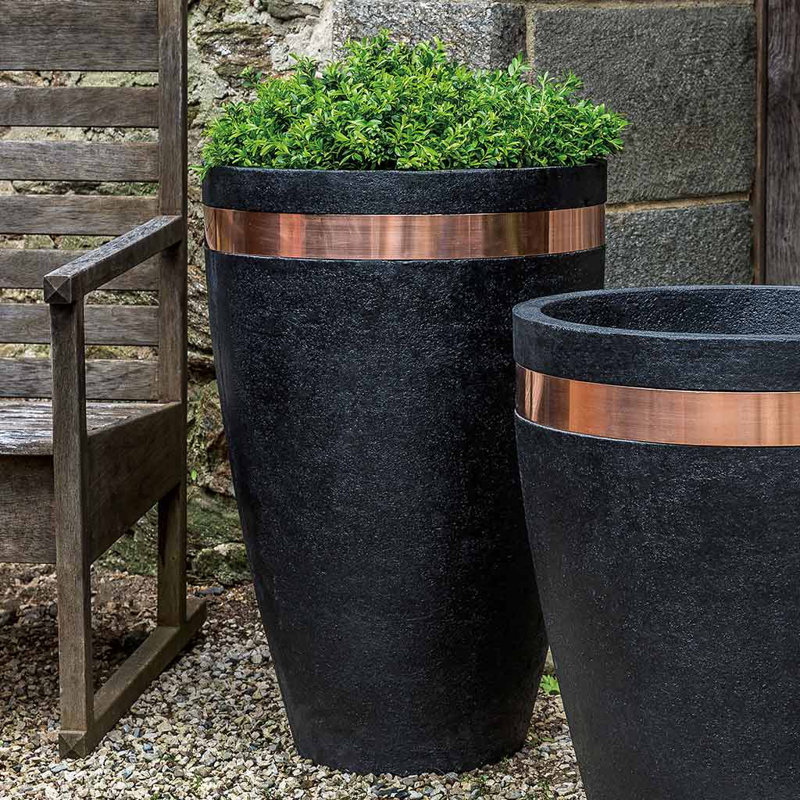 Handmade Pot Planter, Lead Antique