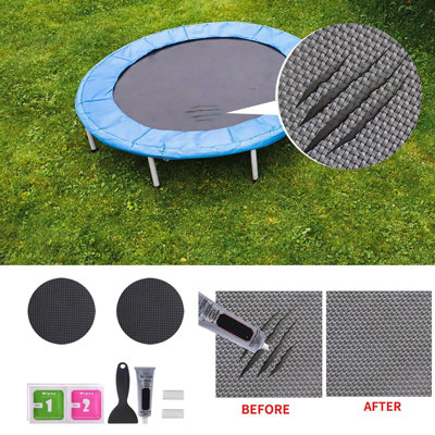 Repair subsidies Round Trampoline Patch Repair Kit To Repair Holes Or Tears On Trampoline Mattress