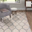 Chain Geometric Wool Hand Woven Area Rug-16786450