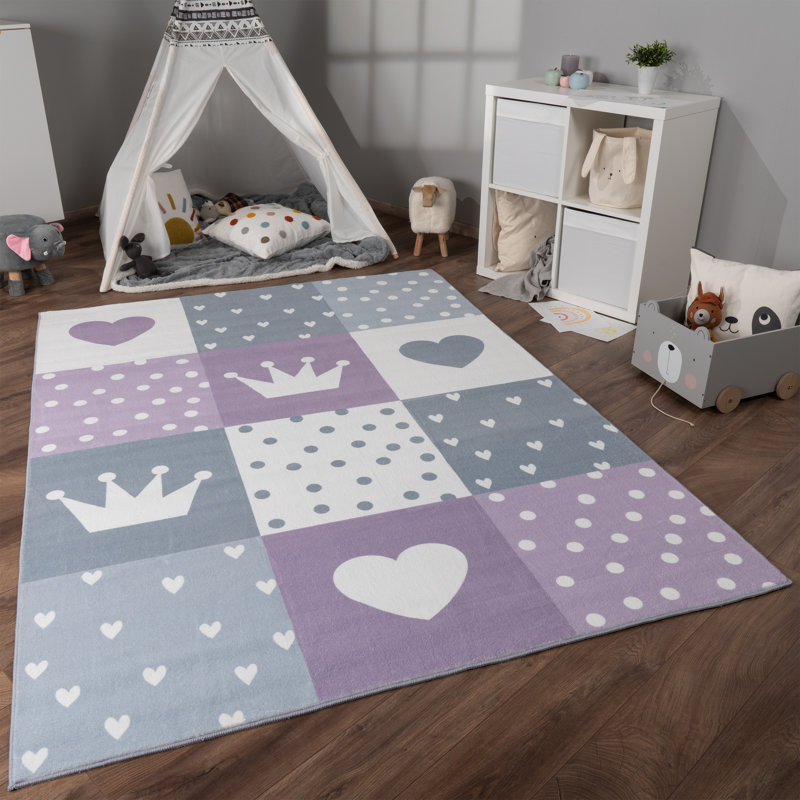 Sofren No Pattern And Not Solid Colour Area Rug, Purple, Rectangle 160 x 220cm