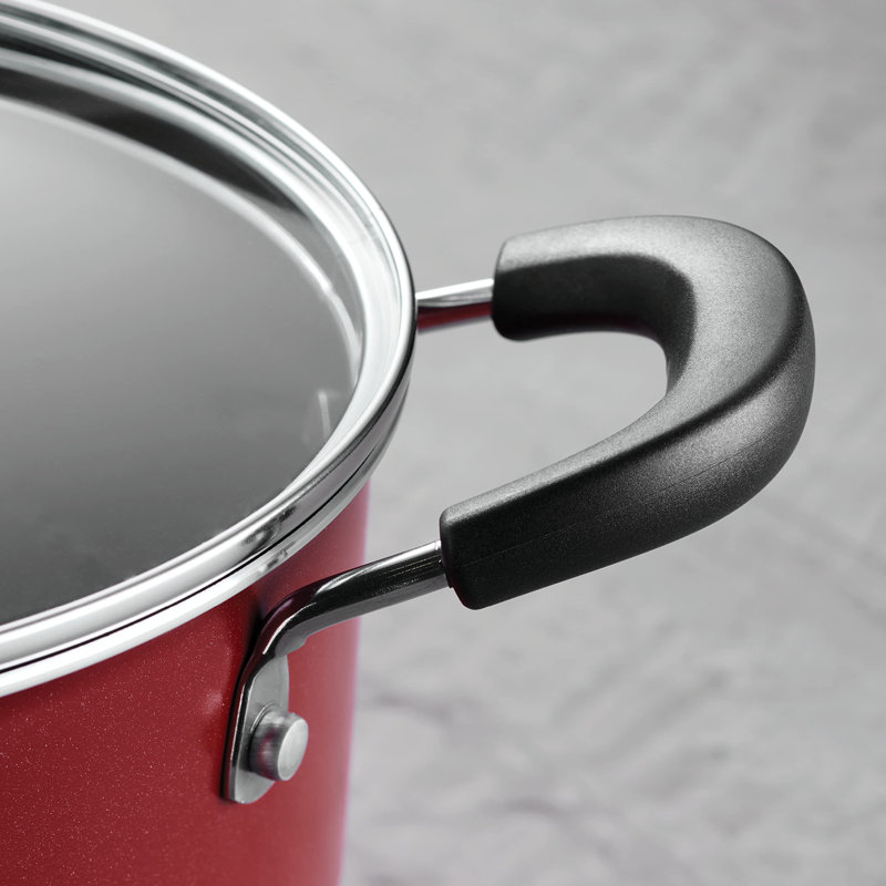 Ensemble de batterie de cuisine 13 pièces - rouge