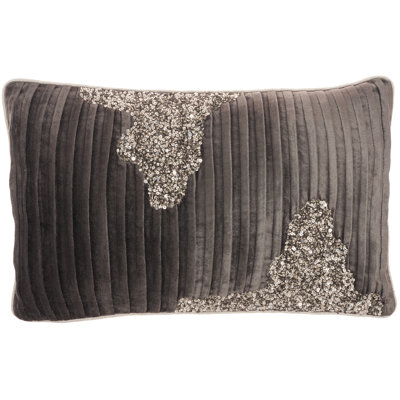 Coussin décoratif en coton pervenche 12 "X 20"