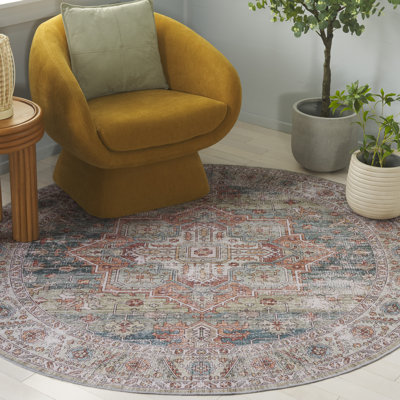 Tapis oriental performance lavable en machine Trishona
