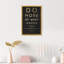 «Be Happy Eye», reproduction d'art textuel sur toile-67177116-23152010