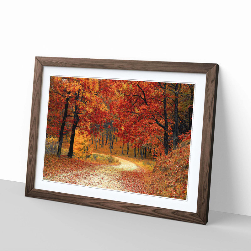 Single Picture Frame Print, Walnut