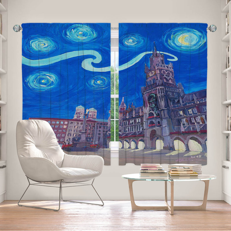Airel Room Darkening Curtain Pair, 56" W x 78" L