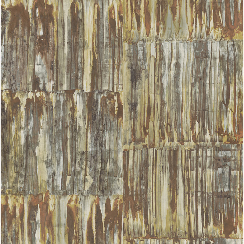 Rouleau de papier peint L 33 pi x l 20,5 po Dorado, Laiton