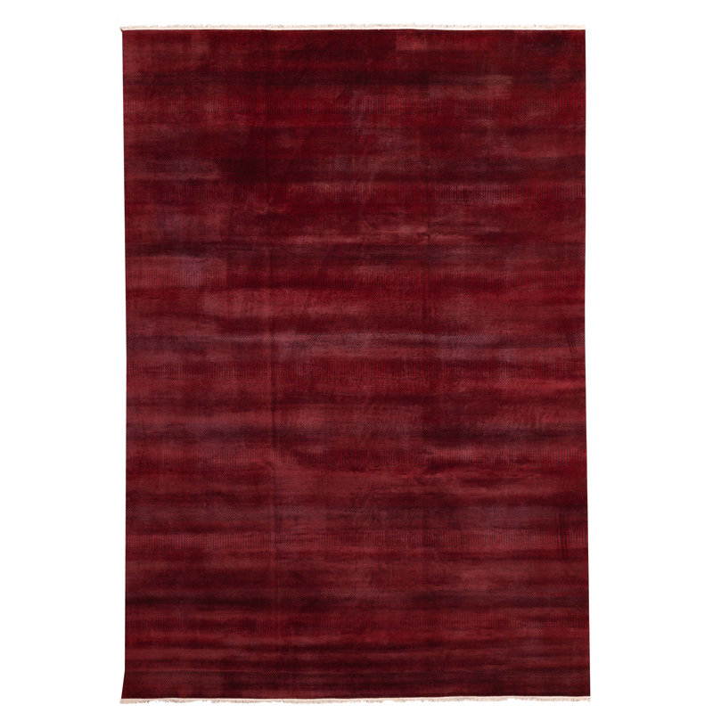 Tapis rouge en soie Finest 10 pi 0 po x 14 pi 3 po