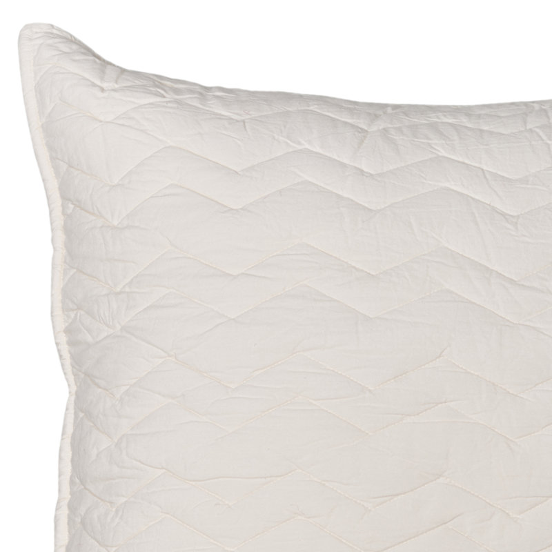 Katrina Zig Zag Chevron sham, Standard