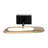 Altus Modern Abstract Metal and Aluminum Sculpture with Geometric Cutout Design on Rectangular Base for Contemporary Accent Decor Display