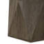 Mckinley 16"W Solid Mango Wood Contemporary Hexagonal Side Table-167132023