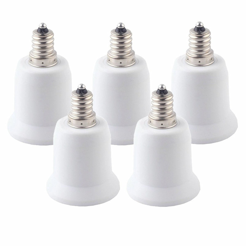 Candelabra to Standard Light Bulb Socket Adapter