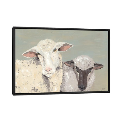 « doux agneaues i », reproduction sur toile