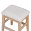 Ensemble de table de salle à manger 4 pièces pour 3 personnes, ensemble de table et chaises de cuisine rétro avec 3 tiroirs de rangement, idéal pour les petits espaces-893632437-893632434