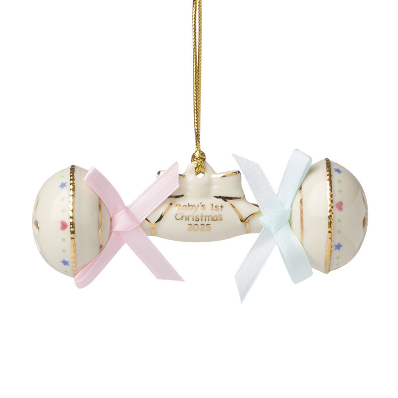 Ornement 2025 Baby's 1st Christmas Hochet