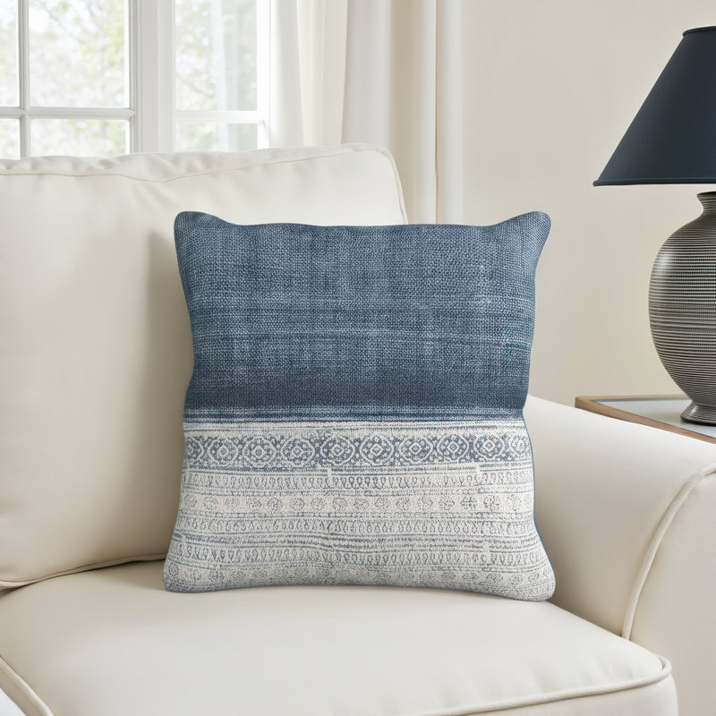 Byers 100% Cotton Abstract 20" Throw Pillow Cover